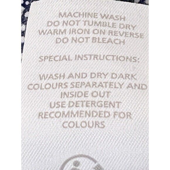 Boden Josie Tunic Top Coverup Polka Dot V-neck Vacation Women Medium Cotton Boho - Picture 9 of 9